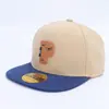 Gorra de Hip-Hop de Ala Plana para Niños de 3 a 8 Años, Gorra de Béisbol para Bebé Letra P de Moda y Genial, Nueva Gorra Ligera Transpirable con Protección Solar