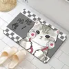 Suministro Exclusivo Transfronterizo de Esteras de Tierra de Diatomeas para Animales Estilo Curativo, Esteras Antideslizantes Absorbentes de Agua para Baño, Esteras para Gatos Estilo Fresco, Alfombras