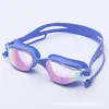 Gafas de natación para adultos, alta definición, impermeables, antivaho, gafas de natación de espejo coloridas para hombres y mujeres, adecuadas para natación, buceo, surf y rafting, protección ocular