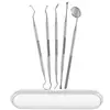 Removedor de Sarro Dental Transfronterizo, Espejo Dental, Herramienta para Eliminar Sarro, Gadget para Limpieza y Cuidado Dental del Hogar