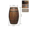 Barril de Vino Decorativo Barril de Roble Madera Anticorrosión Barril de Vino Tinto Boda Exposición Bar Accesorios de Fotografía Barril de Cerveza Vino