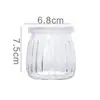 Botella de Vidrio para Pudín Pudín Congelado para Hornear con Tapa Pudín Pequeño Vidrio para Hornear a Alta Temperatura Redondo Yogur con Tapa