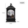 Decoración de Halloween transfronteriza de Amazon lámpara de viento de chimenea plana lámpara portátil accesorios de bar luz nocturna LED
