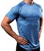 Nueva ropa deportiva de 8 colores para hombre, de secado rápido, transpirable, para correr, entrenamiento deportivo, mallas de alta elasticidad, ropa deportiva de manga corta.