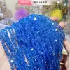 Cuentas Triangulares de Hielo Triturado 4-6mm Hilos Triangulares Cuentas Sueltas Irregulares Cuentas para Joyería Hecha a Mano DIY Accesorio para Collar
