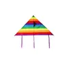 Weifang Rainbow Kite Venta al por mayor Varios Especificaciones Cometa de Tiras de Colores Fabricantes de Cometas para Niños