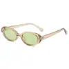 Gafas de Sol Retro Ovaladas de Marco Pequeño con Personalidad de Venta Caliente Transfronteriza Artículo Popular de Celebridad de Internet Xi Yin Europeas y Americanas Amazon