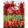 Flores Grandes de Chão para Casamento Flores de Seda Flores Decorativas Flores para Palco T Corredor Flores Penduradas Flores de Casamento Fundo de Flores