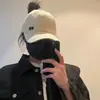 Corea del Sur ins gorra de béisbol con coleta para mujer verano a prueba de sol a prueba de sol parte superior vacía gorra con visera beige gorra deportiva marea