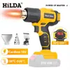 Pistola de Aire Caliente Recargable Portátil de Alta Potencia con Batería de Litio, Temperatura Ajustable, Pequeña, Inalámbrica, Pistola de Carga para Soldar Plástico