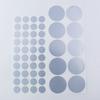 Etiqueta Resistente ao Sol Adesivo Autoadesivo PVC Material Resistente ao Sol Logotipo Alfanumérico Impresso Etiqueta Redonda Mensal Personalização