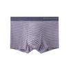 Cueca Boxer Masculina Clássica Listrada Sem Costura, Tecnologia de Alta Pressão, Confortável Tamanho Grande, Respirável, Gancho Largo, Estilo Casual Fino