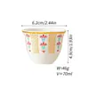 Taza de té de Oriente Medio más vendida, Taza de espresso para llevar, Taza de capuchino de cerámica de 70 ml, Fábrica de velas al por mayor