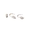 Pendientes Exquisitos y de Moda con Diseño de Hoja para Mujer, Dulces y de Alta Gama, Adecuados para Perforaciones de Oreja, Accesorios para Oreja Estilo Universitario al por Mayor