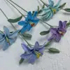 Capullos de Flor de Lirio Tejidos a Mano, Flores de Hilo Transfronterizas, Productos Terminados de Flores Tejidas, Ramos, Adornos Decorativos, Regalos Florales al por Mayor