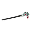 Pente de Cabelo Azul Jingtailan para Mulheres, Estilo Antigo, Sensação de Luxo, Borla de Ébano Preto, Adequado para Acessórios de Cabelo Cheongsam, Pente de Cabelo, Novo Estilo Chinês