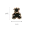 Sapatos com furos transfronteiriços flores de sapato removíveis DIY urso dourado amor fivela de flor integrada acessórios fivela de flor decorativa de alta qualidade