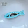 Pinza para el Cabello Pequeño Pez Temática Océano de Verano, Pinza para Flequillo Lateral, Pinza de Pato Dulce y Versátil para Niñas, Lindo Accesorio para el Cabello