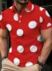 Camisa Polo de Manga Corta para Hombre Casual Camisa Polo de Amazon Cuello de Solapa Estilo Nuevo Transfronterizo Europeo Americano