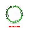 Placas de Coroa Positiva e Negativa para Bicicletas de Montanha, 32T, 34T, 36T, 38T Placas Redondas e Ovais, Coroa Única 104BCD