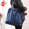 Nueva Bolsa de Compras Plegable Bolso de Mano Impermeable Poliéster Nylon Bolsa de Almacenamiento de Gran Capacidad Bolsa de Compras