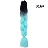 Trenza Jumbo Africana de Colores, Trenzas Sueltas Grandes, Rastas de Color Degradado, Procesamiento Personalizado