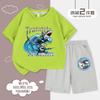 Conjunto Masculino Tongtongge Homem de Palito de Madeira Abstrato Shan Hai Jing Estrangeiro Roupa Infantil de Manga Curta Calça Nova Camiseta Conjunto de Duas Peças