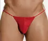 Cueca tanga sexy masculina de cintura baixa em estoque para venda internacional, disponível em várias cores, com design de bolsa triangular