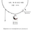 [Personalizado] Collar Original Serie Luna Escarlata con Vibras Únicas y Geniales, Cadena para Clavícula de Diseño Nicho al por Mayor