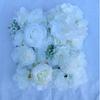 Pared de flores artificiales para bodas, hilera de flores, hortensias rosas artificiales, pared de flores para bodas, decoración de centros comerciales para bodas, en línea, rojo, transfronterizo, caliente