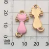 Acessórios para Joias Estilo Japonês DIY Cor Ouro K Liga de Esmalte Pequeno Pingente Pulseira Colar Charme Estrela do Mar Cavalo Marinho Folha