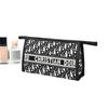 Bolsa de Cosméticos Personalizada por el Fabricante, Bolsa de Aseo de PU de Alta Gama, Bolsa de Almacenamiento de Cosméticos tipo Cartera con Cremallera, Almacenamiento de Viaje para Hombres y Mujeres