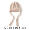 Gorro de cachemira 100% puro para mujer, moderno y sencillo, cálido para otoño e invierno, nuevo diseño de color liso con cordón, estilo trenzado y gorro de punto que cubre las orejas