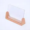 Fornecimento Direto da Fábrica de Porta-Retrato em Forma de U de Faia Material de Faia 6 polegadas 7 polegadas Criativo Madeira Maciça de Mesa Simples Porta-Retrato