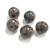Amazon Cross-Border Venda Quente Cristal Rosa Natural 20mm Contas Redondas Não Porosas Pedra Solta Acessórios para Pulseira DIY Fabricante Atacado