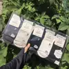 Qianzu Hilo Colección Nueva Otoño/Invierno: Calcetines de Algodón Sueltos a Media Pantorrilla para Mujer y Hombre, Tejidos a Máquina, Diseño Simple de Cintura Media, Wholesale 26