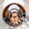 Insignia de dibujos animados de One Piece ONEPIECE en stock, barra periférica de yuanes secundarios, colgante de Luffy