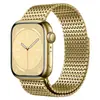 Adecuado para Apple Iwatchs10 Correa Integrada de Acero Inoxidable S11 Cadena Domino Succión Magnética 9Ultra Correa de Reloj