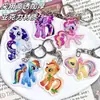 Chaveiro de Acrílico My Little Pony Bolsa Pingente Fofo Pingente Decorativo Chaveiro de Desenho Animado de Acrílico Pônei