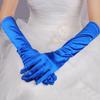 Guantes largos de satén estilo Hepburn para vestido de novia, vestido de fiesta de noche, accesorios para fotos de cumpleaños y escenarios. Conjunto de brazos.