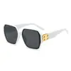 Gafas de sol retro europeas y americanas de marco grande personalizadas de nuevo estilo, gafas cuadradas de moda para tomas callejeras de celebridades de Internet, gafas versátiles de moda
