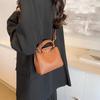 Bolso de Hombro Cruzado Vintage Elegante con Cierre Bolso Sobaco de Noche Color Sólido Patrón Lichi Bolso de Hombro Cruzado 2025 Nuevo Estilo Bolso Personalizado para Mujer