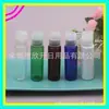 Botella de plástico de 30 ml con tapa de presión, adecuada para limpiador facial, champú, desmaquillante y jabón de manos