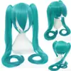 Peluca para cosplay color cabello largo lacio peluca de caricatura sonido inicial futuro fábrica de pelucas en stock ventas directas