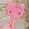 Hola hellokitty Hello Kitty Pegatina Espejo de Diamante Hecho a Mano DIY Espejo de Maquillaje Regalo de Cumpleaños Niñas Navidad