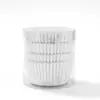 Fabricante 100/200/300 Bases para Cupcakes de Horneado Blanco Puro Papel a Prueba de Grasa de Grado Alimenticio Vasos para Pasteles