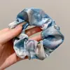 Goma para el pelo de cuadros estilo coreano, estilo perezoso, liga para el pelo extragrande, banda para el pelo de alta elasticidad, accesorio para moño, flor para el pelo