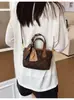 Bolso Retro Estampado para Mujer 2025 Nuevo Bolso de Hombro Cruzado de Alta Calidad para Mujer Bolso Tipo Cubo Elegante de Gama Alta