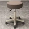 Banco de beleza com encosto, cadeira giratória e de altura ajustável, cadeira giratória para manicure e cabeleireiro, cadeira de trabalho, cadeira para closet e maquiagem em casa