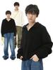 MTLCLOTHES Ropa para Hombre 2024 Otoño Nuevo Coreano Color Sólido Textura Avanzada Cuello en V Solapa Camisa de Punto
